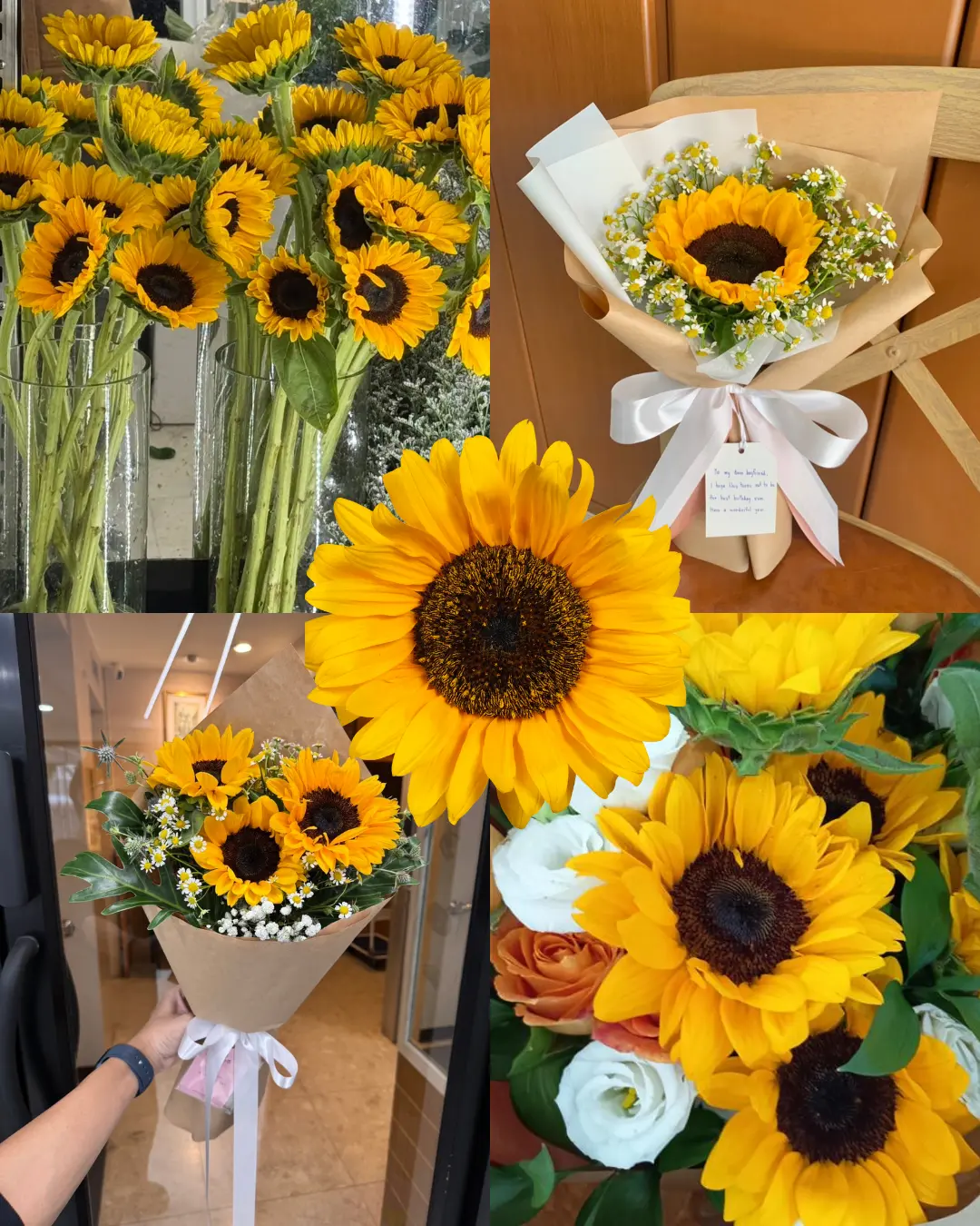 ช่อดอกทานตะวัน sunflower bouquet for graduation ceremony></p><p style=
