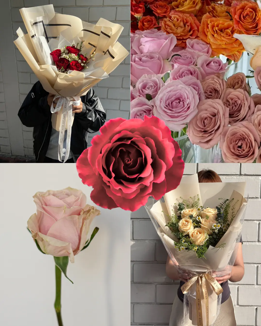 ช่อดอกกุหลาบ rose bouquet for graduation ceremony